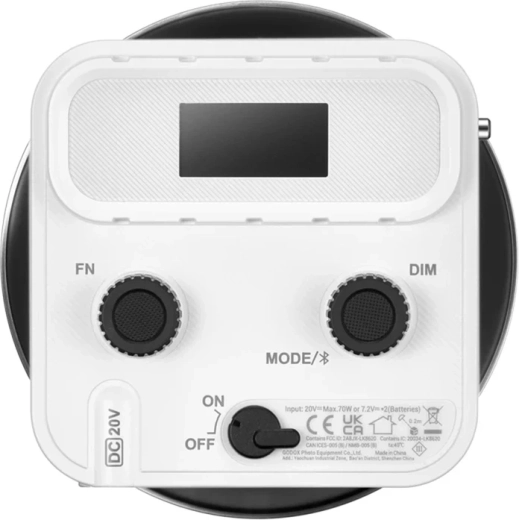 Mains and battery power and convenient control
