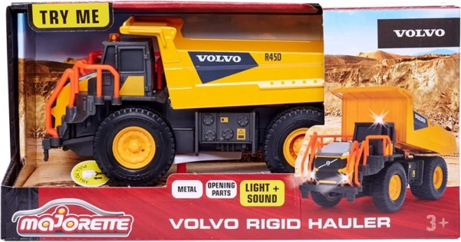 Majorette Grand строителен самосвал VOLVO R45D 20 см със светлини и звуци