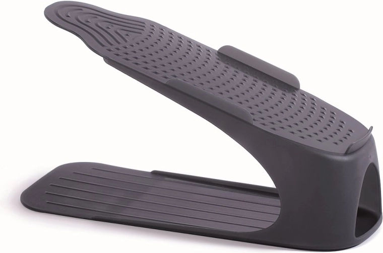 Shoe organizer anthracite 5 pcs, size 30–38