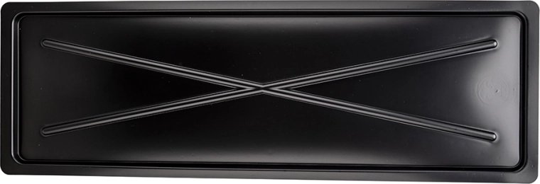 Black drip tray for a cabinet dish drying rack, 80 cm cabinet