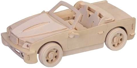 Woodcraft дървен 3D пъзел автомобил BMW – голям модел
