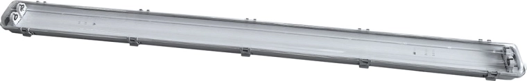Прахоустойчиво таванно осветително тяло Solight за 2 LED T8 тръби 120 см