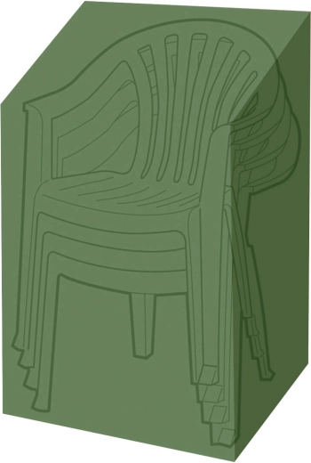 Protective cover for 4 garden chairs 61 × 68 × 107 cm, PE 90 g/m², green
