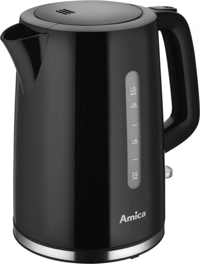 Електрическа кана Amica 1.7 л черна