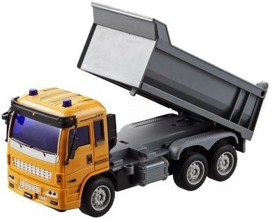 Remote-controlled construction vehicle with lights - 1 piece