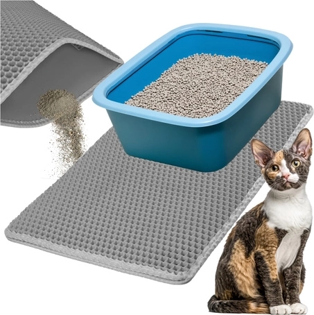 Double-layer honeycomb structure traps litter