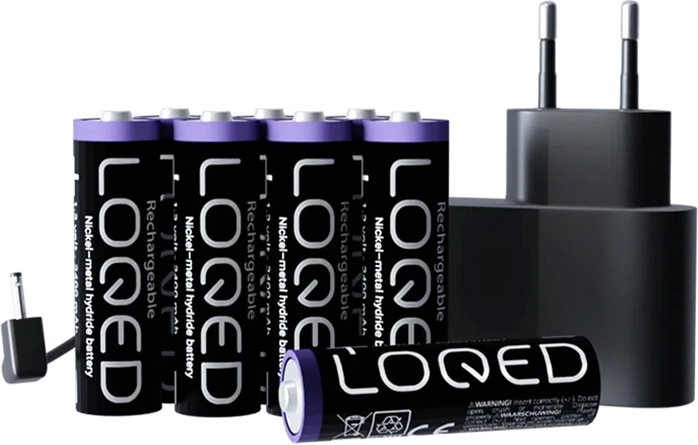 Battery and power set for LOQED Touch smart lock