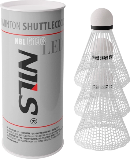 Бадминтон перца с LED NILS NBL6193, 3 бр.
