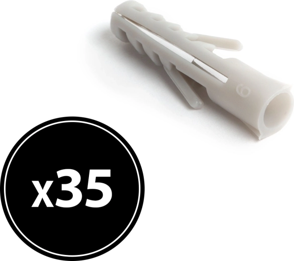 Дюбели 6 × 30 мм, 35 бр.