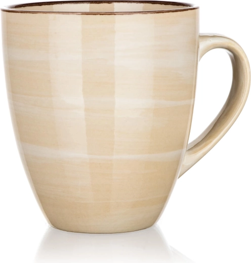 Ceramic mug 400 ml Palas cream