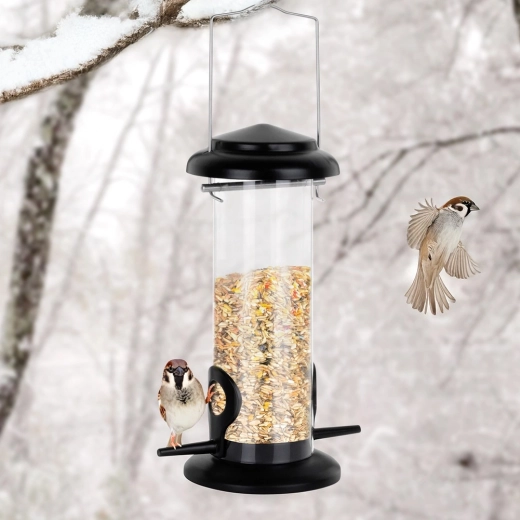 Easy hanging and feeding multiple birds