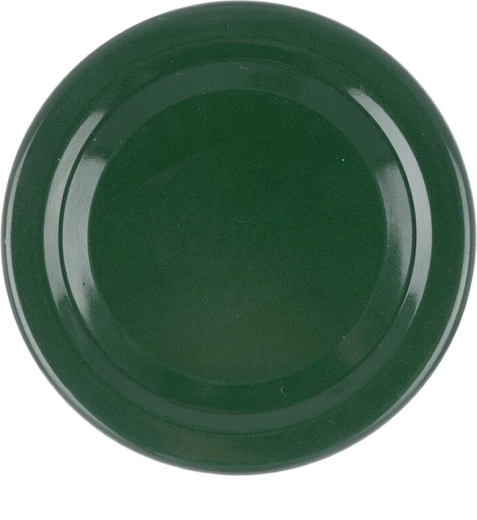 Metal twist-off lid 63 mm green (10 pcs)