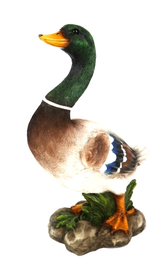 Decorative duck figurine 39 cm