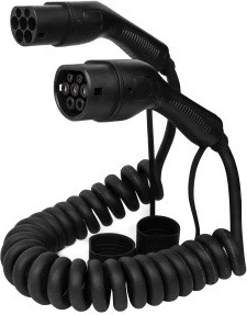 Defenzo Spiro AC – coiled Type 2 charging cable, 7 m