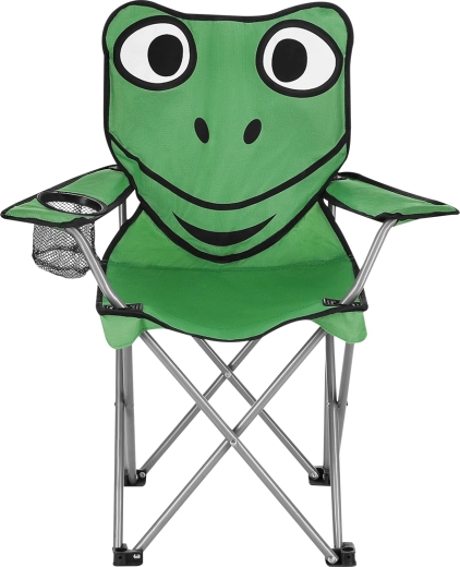 Kids' Folding Camping Chair Frog Nils Camp