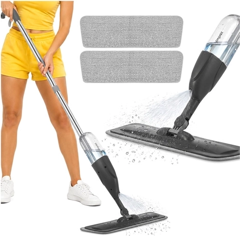 Zortiva spray mop 300 ml with 3 microfiber pads