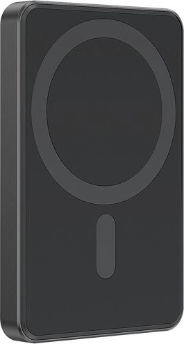 Magnetic wireless power bank 5000 mAh 15 W black