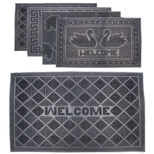 Rubber non-slip mat 40 × 60 cm with drainage