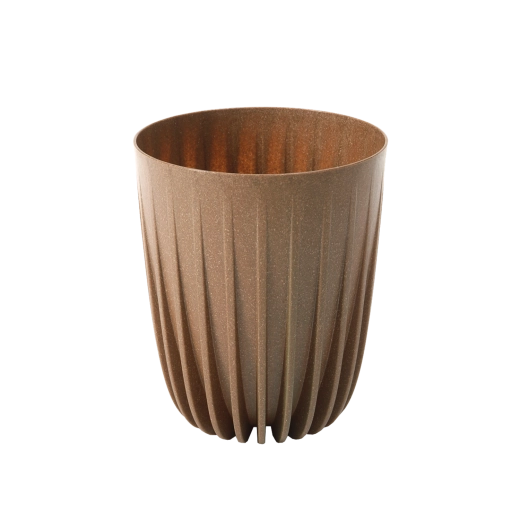 Mira Eco Wood Flower Pot 14.5 cm natural wood