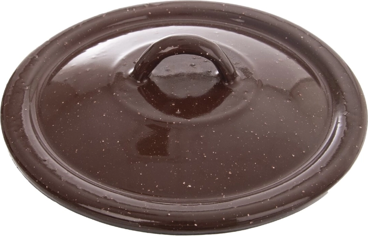 Емайлиран капак Brown 16 см