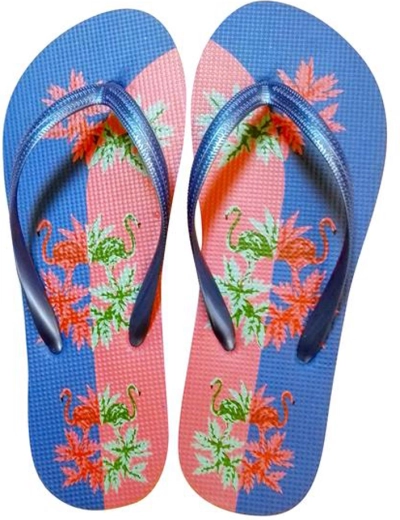 Women's Flip-Flops TORO with Flamingo Motif size 40