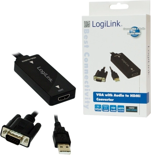 VGA to HDMI Converter with Audio