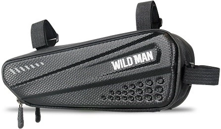 Wild Man водоустойчива рамкова чанта за велосипед 1,2 л черна