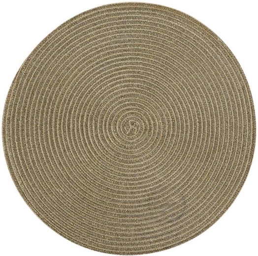 Golden straw placemat 38 cm