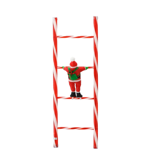 Charming climbing Santa design
