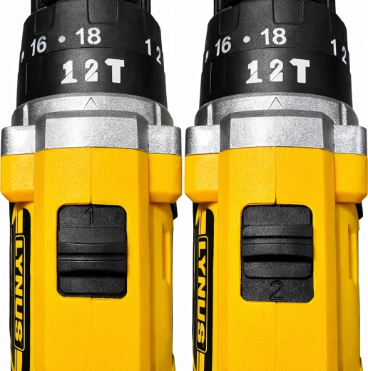 Precise torque adjustment and two-speed gearbox