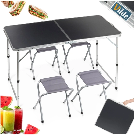 Complete camping set for 4 people