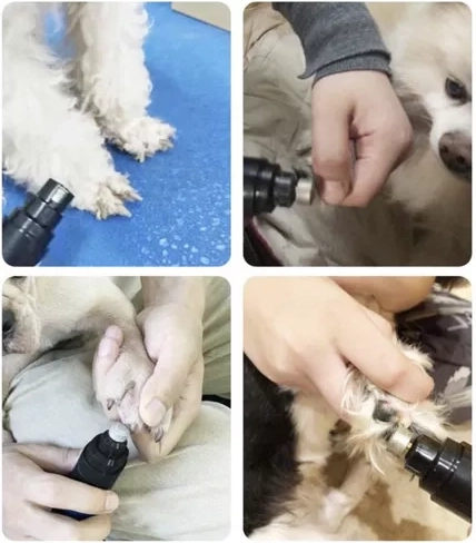 2 attachments for small and large nails