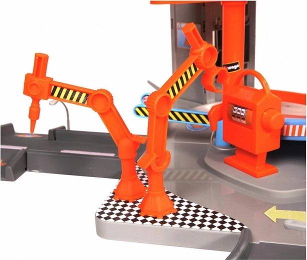 Сервиз с роботизирани рамена и подемна платформа