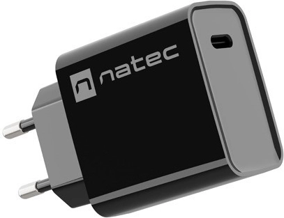 Wall charger NATEC Ribera 1× USB‑C 20 W black