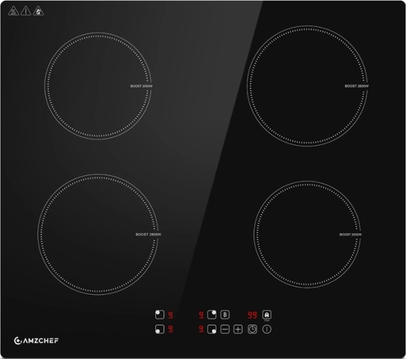 Amzchef 4-zone induction hob 60 cm