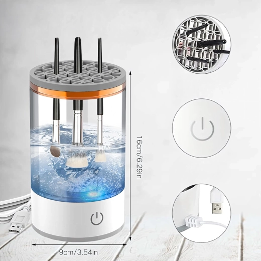 Electric 3-in-1 Makeup Brush Washer