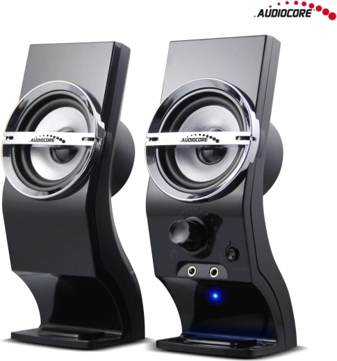 AUDIOCORE AC805 6 W USB Computer Speakers black