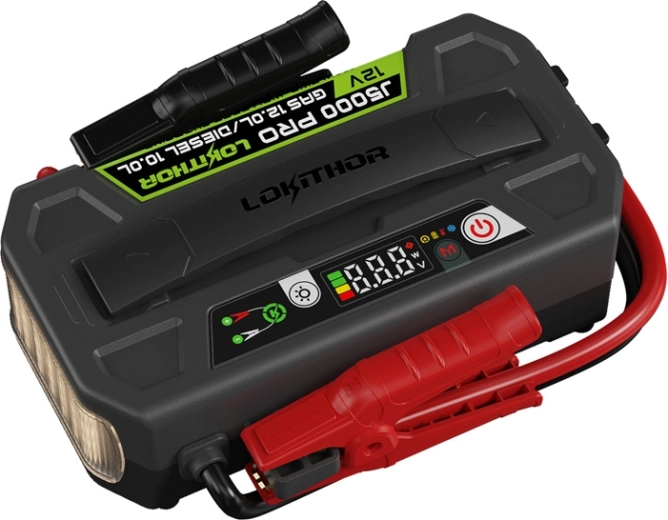 Lokithor J5000 Pro стартов бустер 5000 A (LiFePO4, 99,84 Wh)