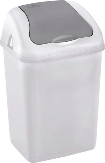 Plastic flip-top waste bin HEIDRUN 9 l