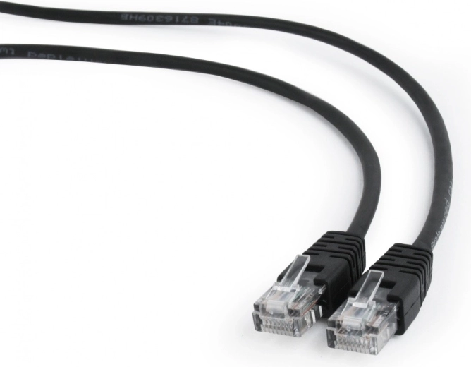 Пач кабел Cat5e с ляти конектори 2 м черен