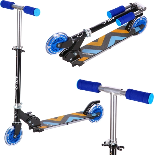 Adjustable handlebars and quick folding