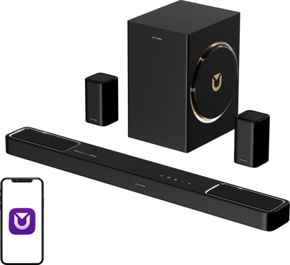 Soundbar Ultimea Skywave F40 Boom 5.1.2 with Dolby Atmos and Subwoofer