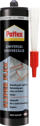 Pattex универсален бял силиконов уплътнител за интериор и екстериор 280 ml