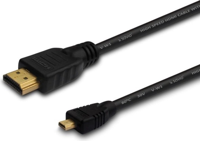 HDMI към micro HDMI кабел 1 м черен