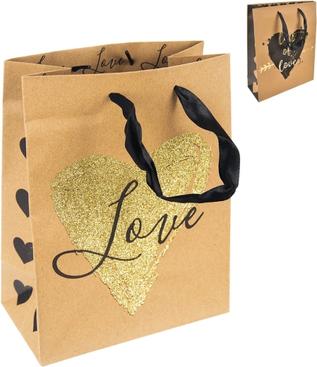 Подаръчна торбичка Love 26 × 10 × 32 cm (микс 3 варианта)
