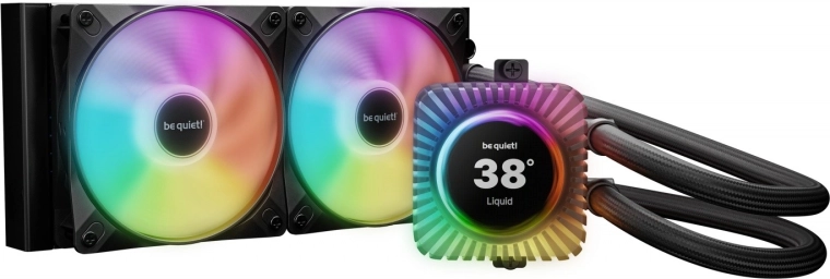 be quiet! Light Loop IO LCD 240 mm черно водно охлаждане за процесор