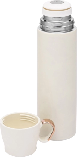 Cup-shaped lid for comfortable drinking