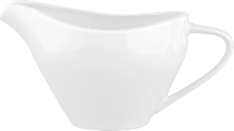 Sauce boat with spout for precise pouring