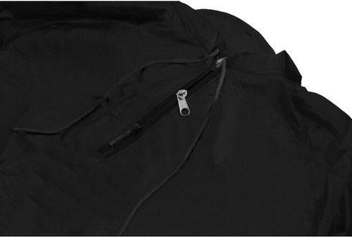 Quick to put on and seal at the neck with a zipper