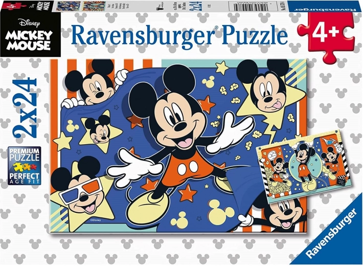 Пъзел Ravensburger Мики Маус 2x24 части
